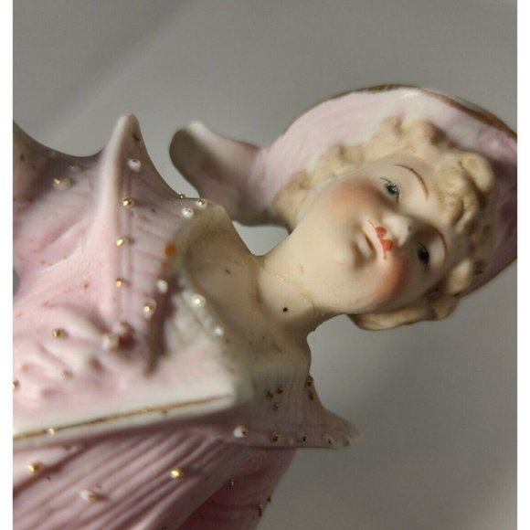 Antique Bavarian Porcelain Figurine Woman and Man Pair (read) - Picture 9 of 12